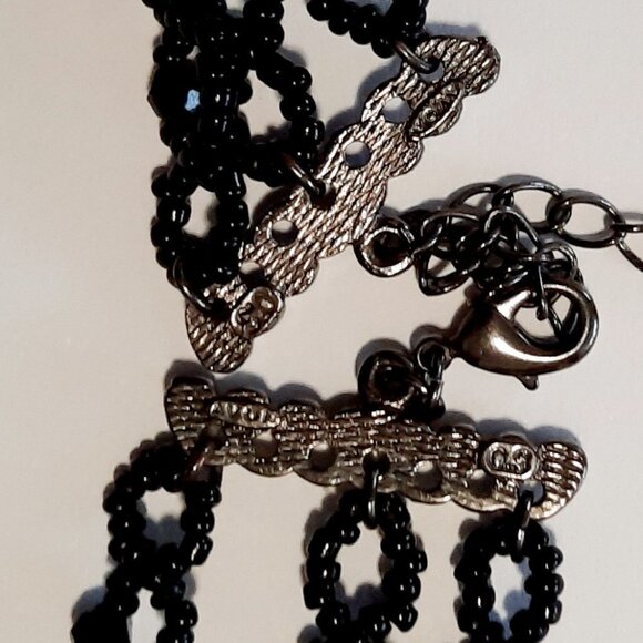 Avon Black Bead Choker - Picture 2 of 2